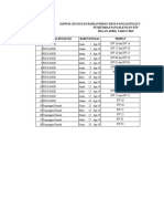 Jadwal Teh Ana