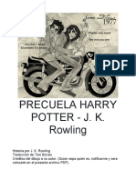Precuela Harry Potter - JK Rowling