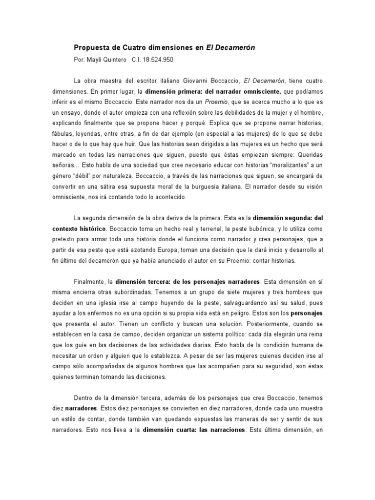 El Decamerón PDF El decameron Giovanni