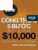 Công thức 5 bước để kiếm $10k từ internet