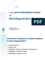 Heatless Adsorption Dryer Heat-Regenerative Dryer: Donaldson Service