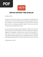 Faith Leaders Call For Quinlan's Firing