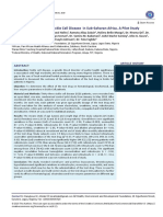 Effect of Immunozin On Sickle Cell Disease in Sub Saharan Africa A Pilot Study