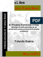 Yolanda Guerra EL Proyecto Profesional Crítico