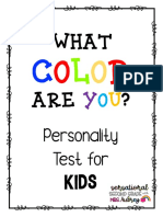 1 - Personality Test For Kids