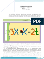 Física 3er Año: Despeje de Incógnitas