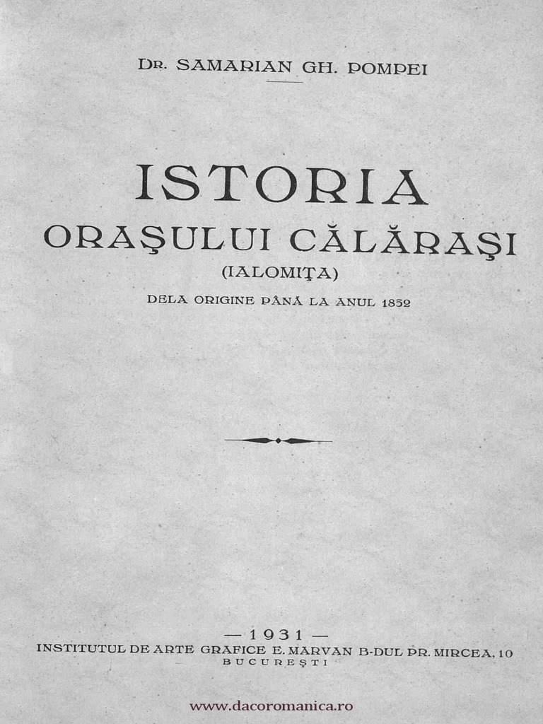 768px x 1024px - Samarian Pompei - Istoria Orasului Calarasi | PDF