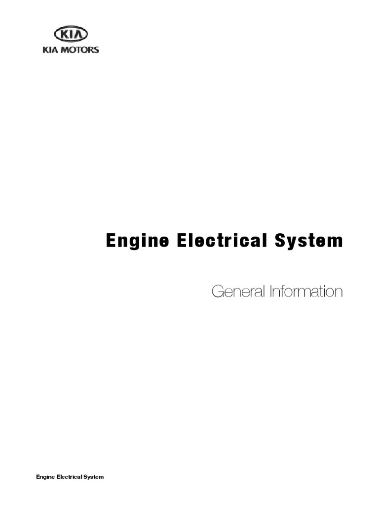 2009 D 2.9 VGT Engine Electrical Guide | PDF | Ignition System | Voltage