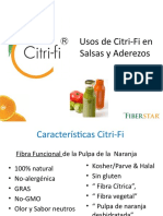 Usos de Citri-Fi en salsas y aderezos