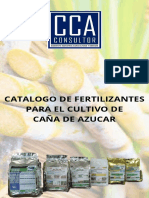 Catalogo de Fertilizantes para El Cultivo de Caña de Azucar