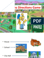 Simpsons Directions Game Locations Under 40
