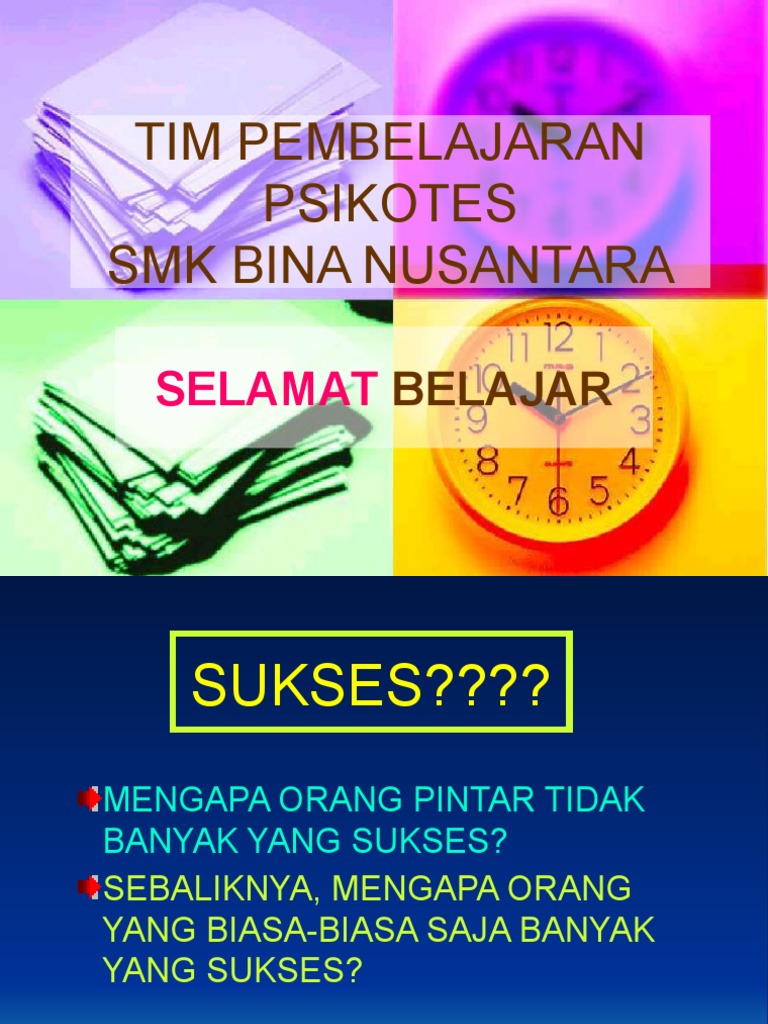 Panduan Psikotes untuk Sukses | PDF | Komputer
