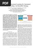 Deep Reinforcement Learning For Automated Stock Trading - An Ensemble Strategy