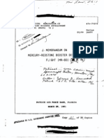 Memorandum On Mercury-Redstone Booster Development Flight (MR-BD)