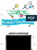 ALCANOS Y CICLOALCANOS