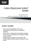 Contoh Karangan Surat Aduan