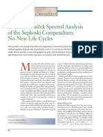 A Gauss-Vaní Cek Spectral Analysis of The Sepkoski Compendium: No New Life Cycles