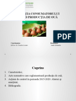 Protecţia Consumatorului Privind Producţia de Ouă