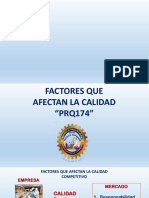 TEMA N.2     FACTORES QUE AFECTAN LA CALIDAD