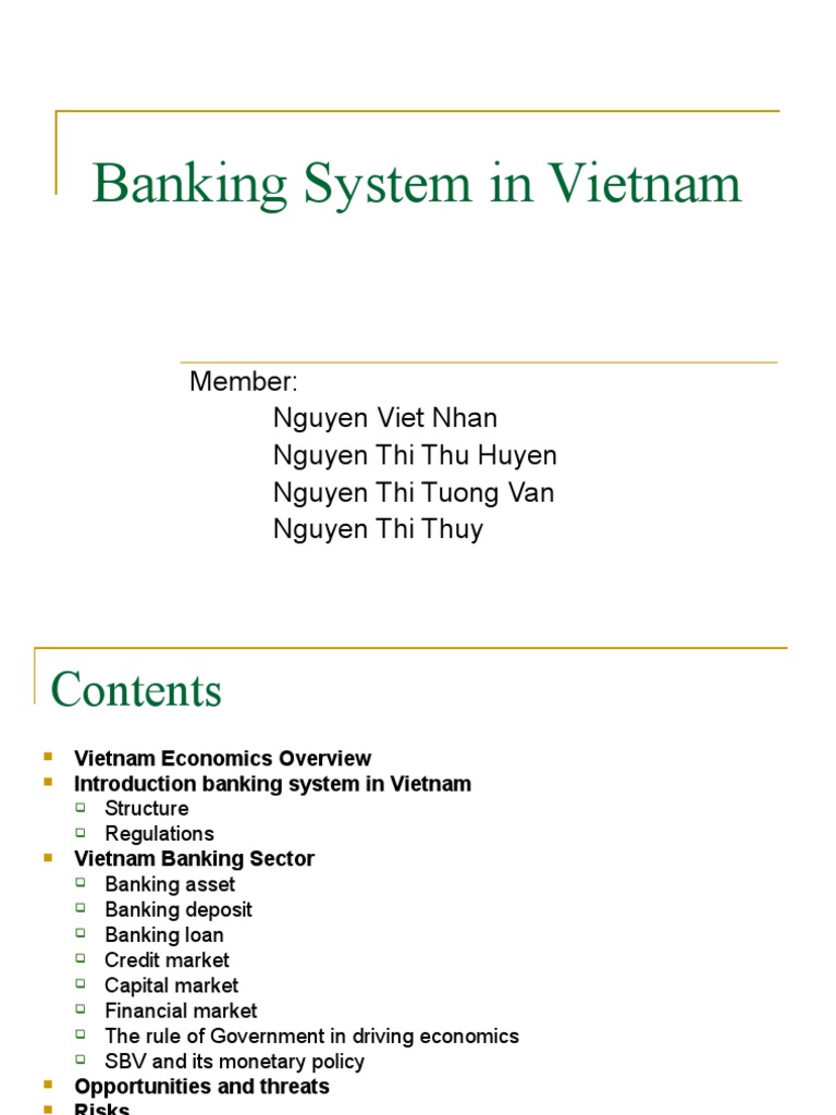 Banking System in Vietnam | PDF | Economies | Banks