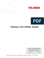 Telindus 1421 SHDSL Router