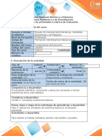 Guía de actividades y rubrica de evaluación - Fase 2 - Aplicar los conceptos de economía básica en la situación planteada