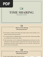 Time Sharing: Operating System