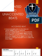 Accented and Unaccented Beats