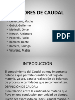 MEDIDORES DE CAUDAL - Power Point 97-2003