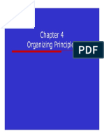 Organizing Principles Organizing Principles