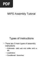 MIPS Assembly Tutorial