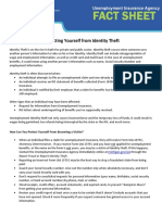 Protecting Yourself From Identity Theft: Fact Sheet # 166 June 2020