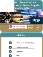 (C10) Solectron From Contract Manufacturer To Global Supply Chain Integrator2009
