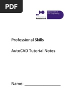 Download Autocad Tutorial Notes 2009 by James Jam SN49299657 doc pdf