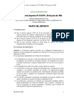 1995 - Del Et Al. - Bolivia Decreto Supremo Nº 21531R1, 29 de Junio de 1995