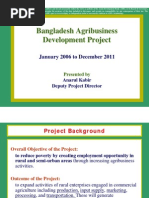 Download Bangladesh Agribusiness Development Project by ADBGAD SN49300321 doc pdf