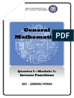 General Mathematics: Self - Learning Module