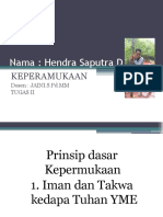 Hendra Saputra D Keperamukaan TUGAS II