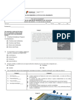 Avaliação diagnóstica de geologia do ensino secundário