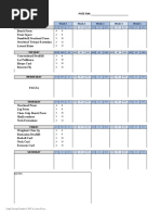 LIIFT4 Weight Progression Tracker 6.10.18 PDF | PDF | Weight Training |  Weightlifting