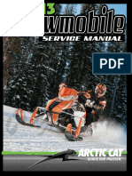 2013 Arctic Cat Snowmobile Service Manual