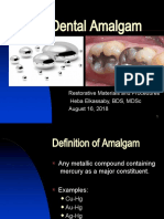 Dental Amalgam - Dentistry