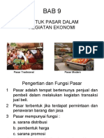 Bentuk Dan Fungsi Pasar