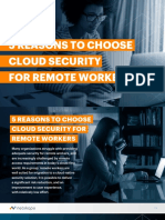 5 Reasons To Choose Cloud Security For Remote Workers