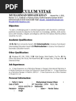 Download CURRICULUM VITAE cv pattern by jabeensarwar SN49301302 doc pdf