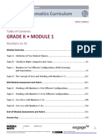 Grade K - Module 1: Mathematics Curriculum