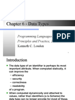 Chapter 6 - Data Types