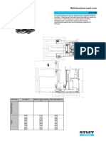 Multi-directional reach truck optimized for long loads