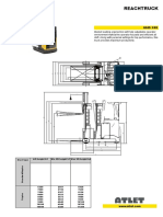 Reachtruck: Lift Height h3 Min Lift Height h1 Max Lift Height h4 Mast Type