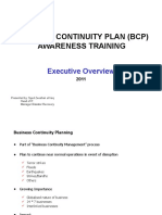 BCP Training Program Overview